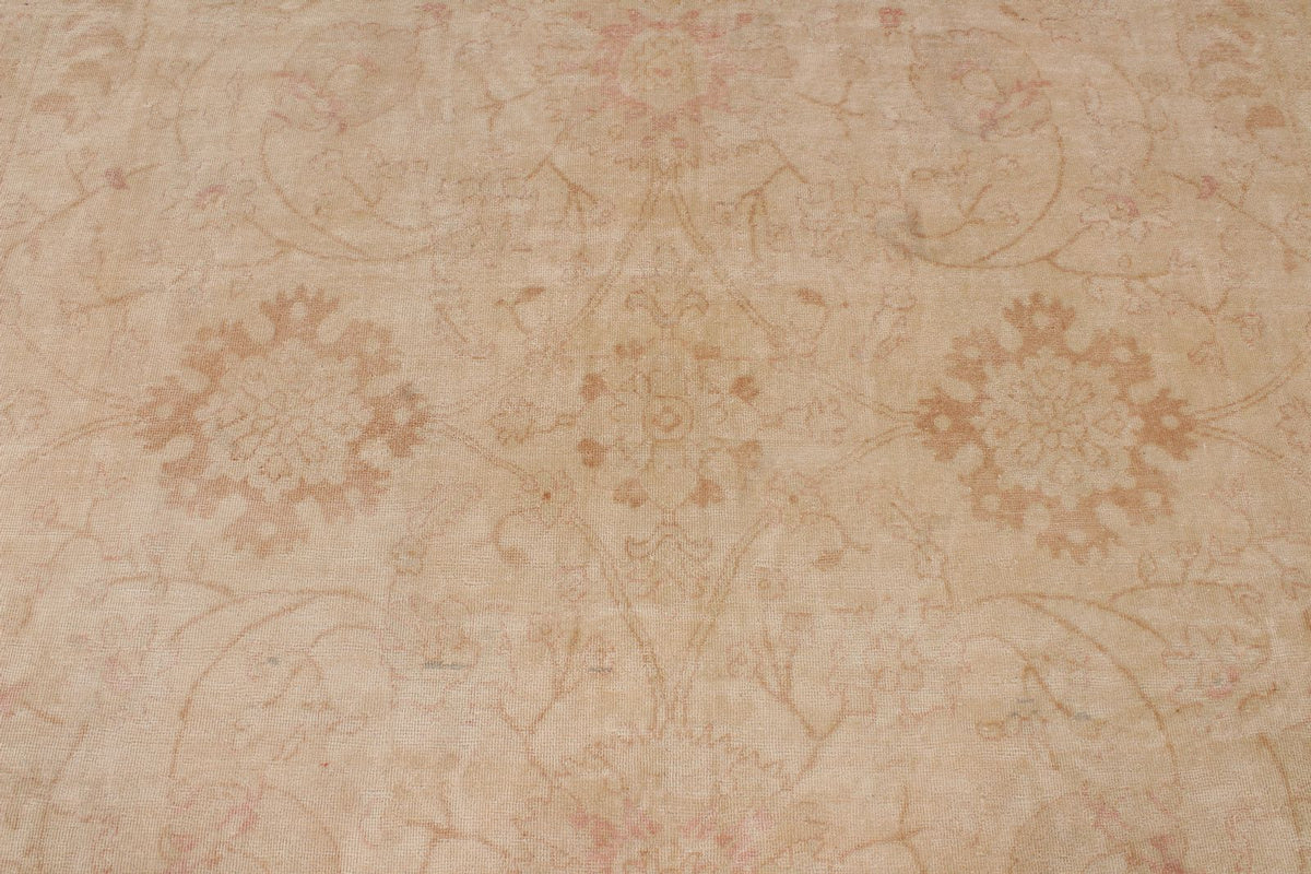 9x12 Beige Turkish Traditional Rug