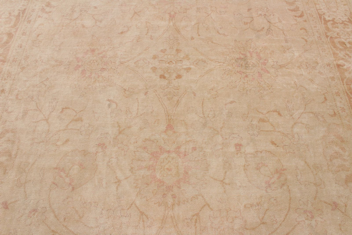 9x12 Beige Turkish Traditional Rug