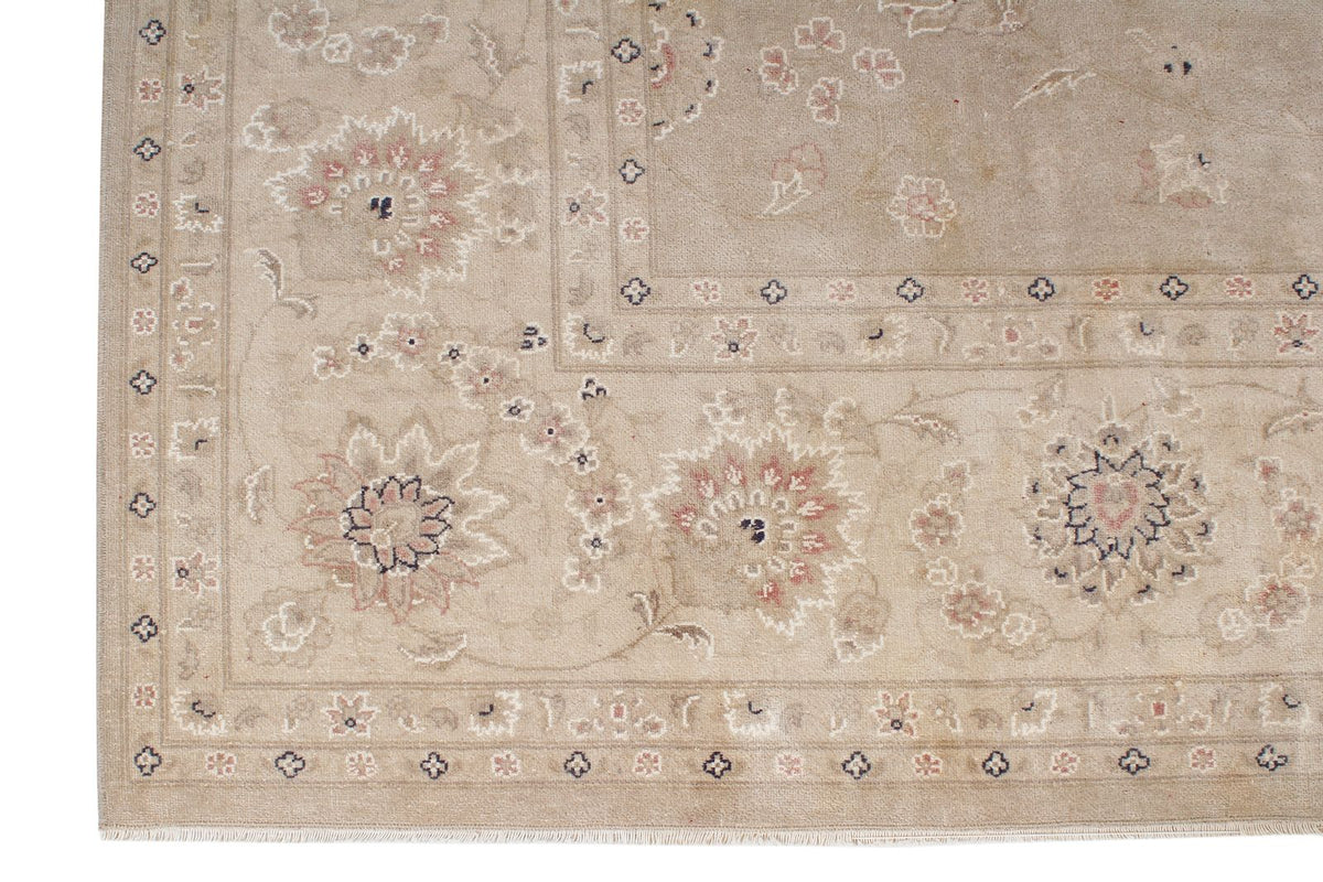 9x12 Navy and Brown Turkish Traditional Rug