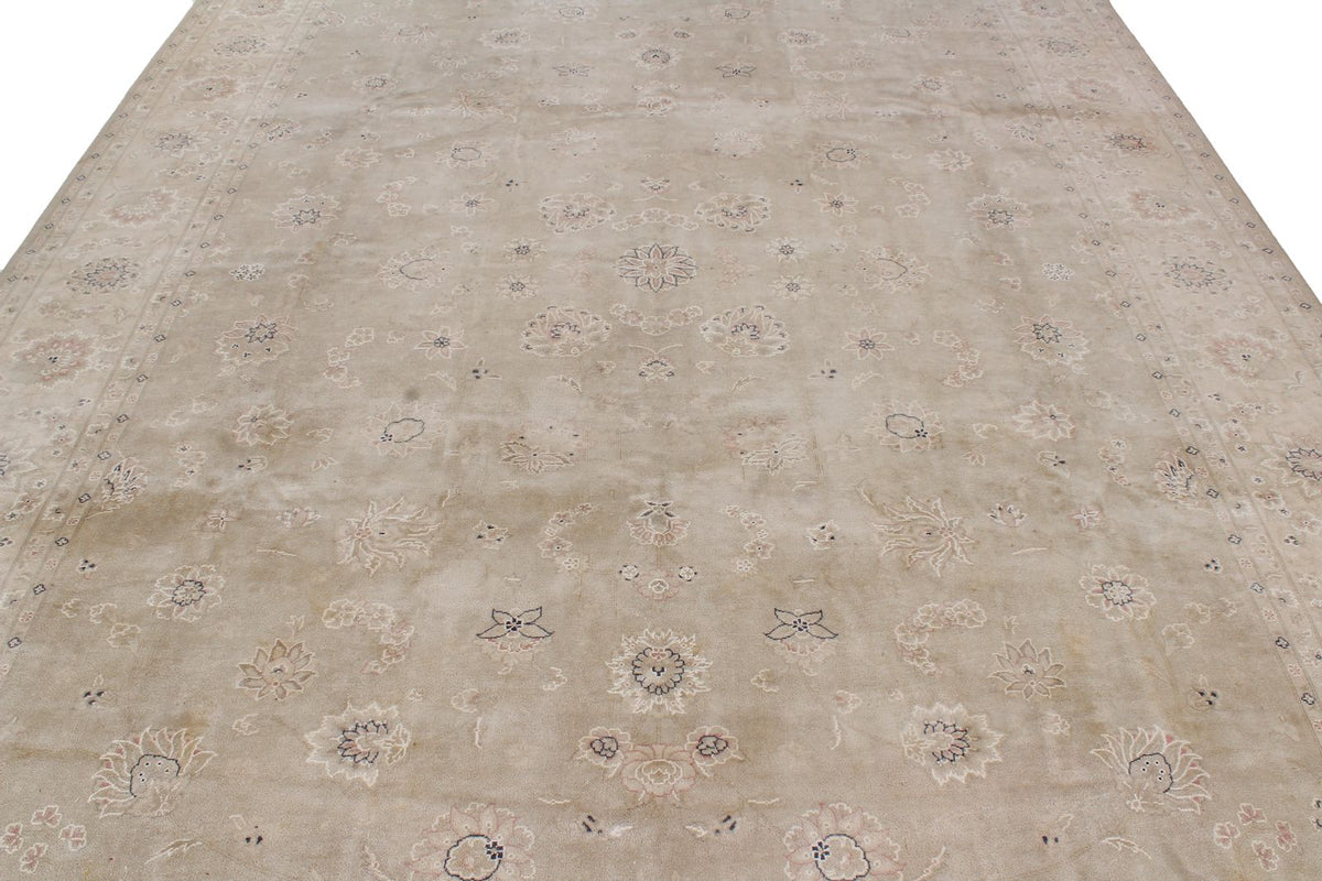 9x12 Navy and Brown Turkish Traditional Rug