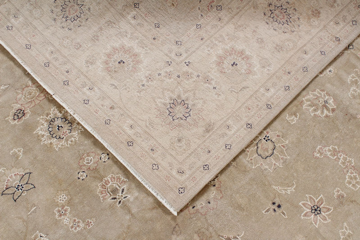 9x12 Navy and Brown Turkish Traditional Rug