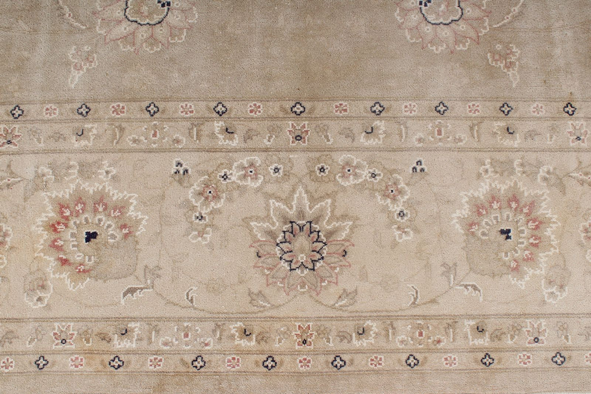 9x12 Navy and Brown Turkish Traditional Rug
