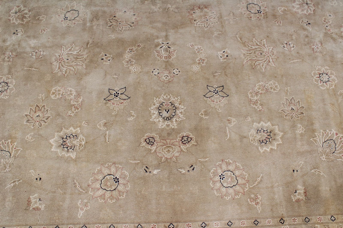 9x12 Navy and Brown Turkish Traditional Rug