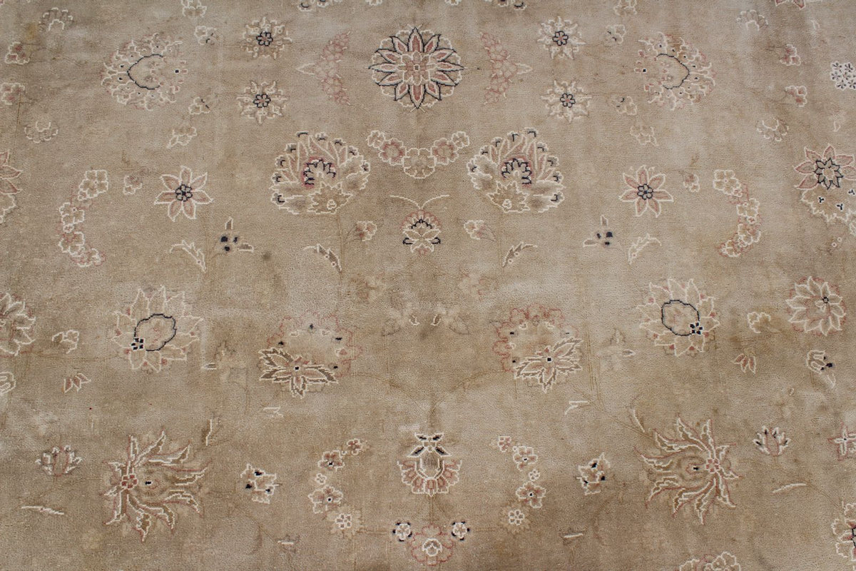 9x12 Navy and Brown Turkish Traditional Rug