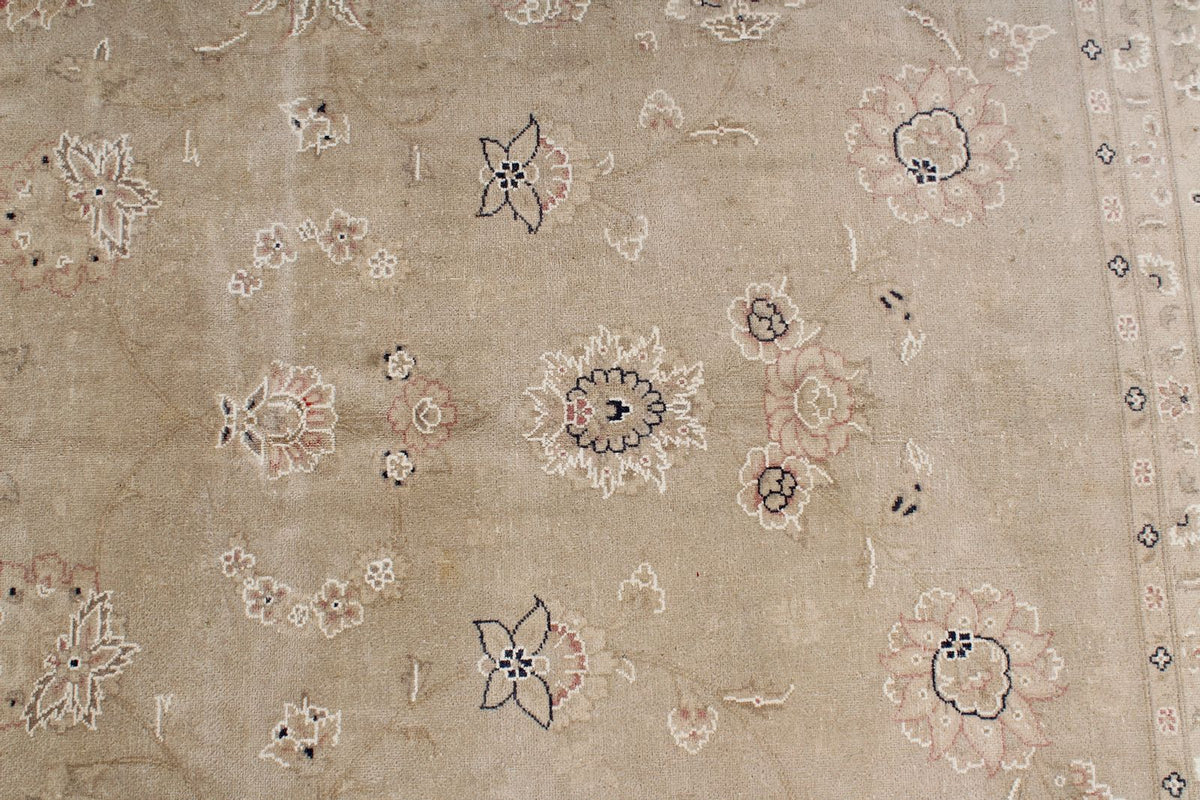 9x12 Navy and Brown Turkish Traditional Rug