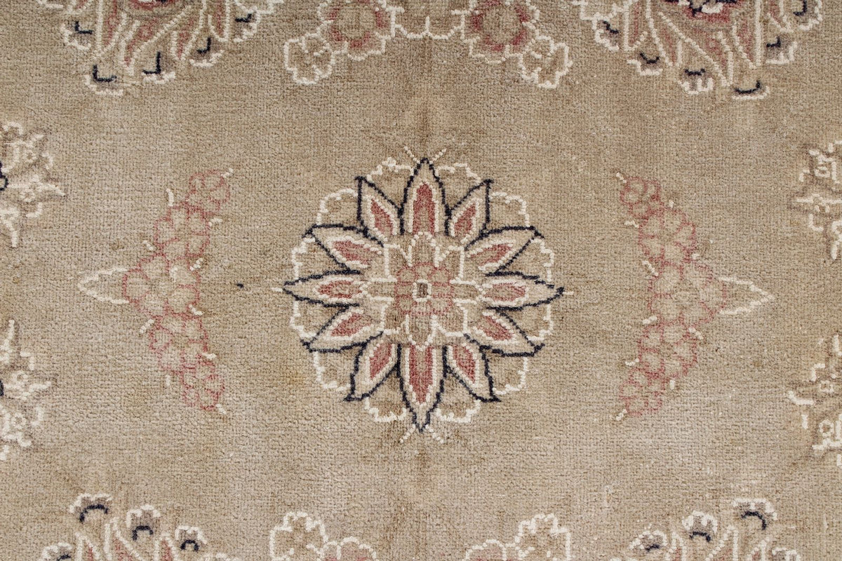 9x12 Navy and Brown Turkish Traditional Rug