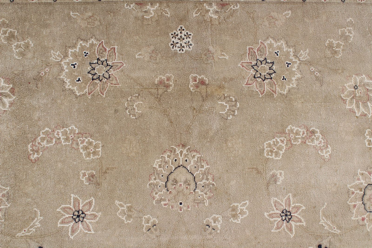 9x12 Navy and Brown Turkish Traditional Rug