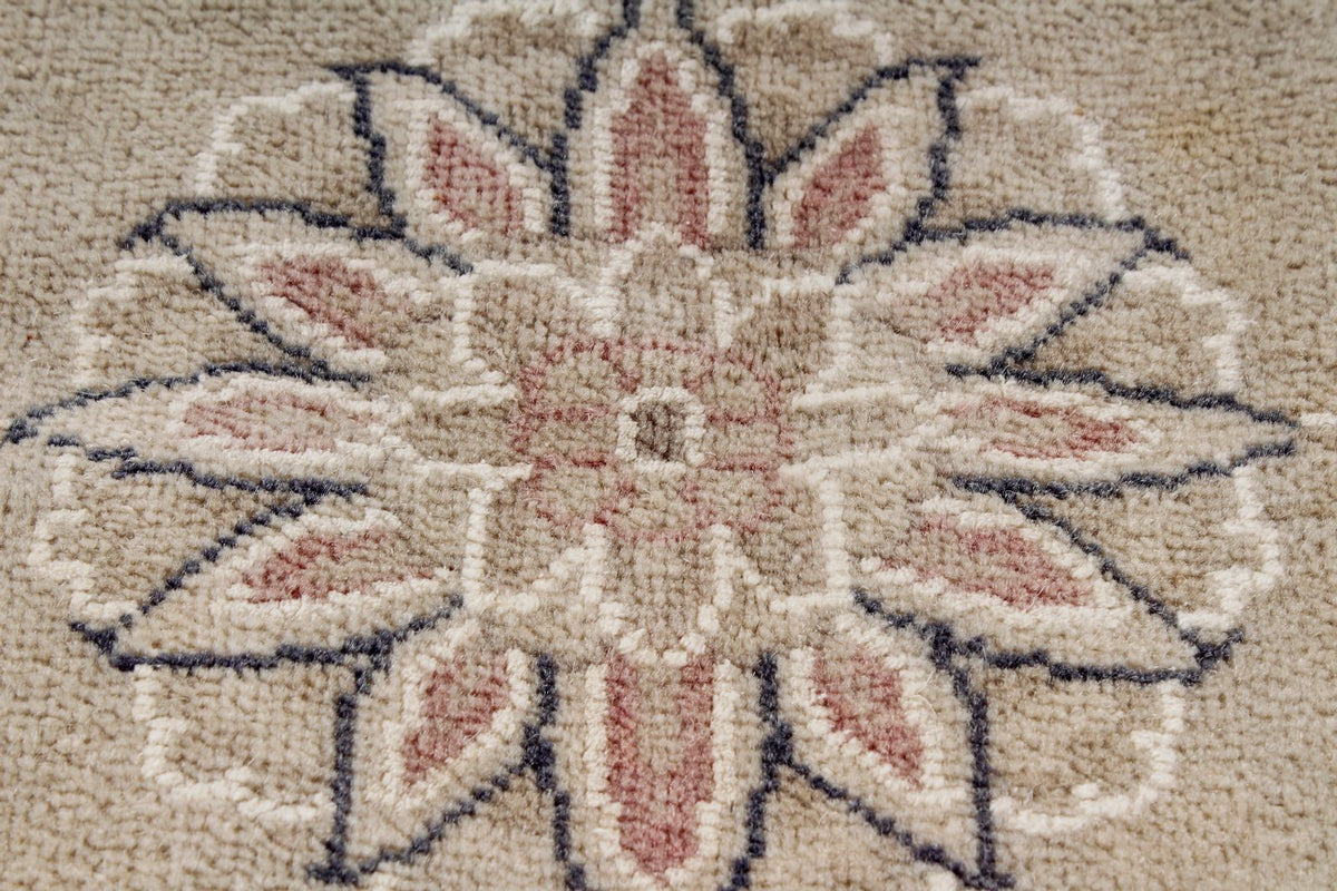9x12 Navy and Brown Turkish Traditional Rug