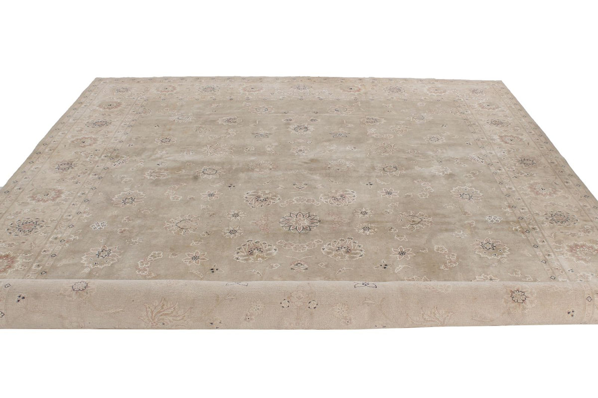 9x12 Navy and Brown Turkish Traditional Rug