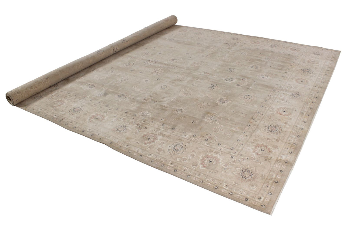 9x12 Navy and Brown Turkish Traditional Rug
