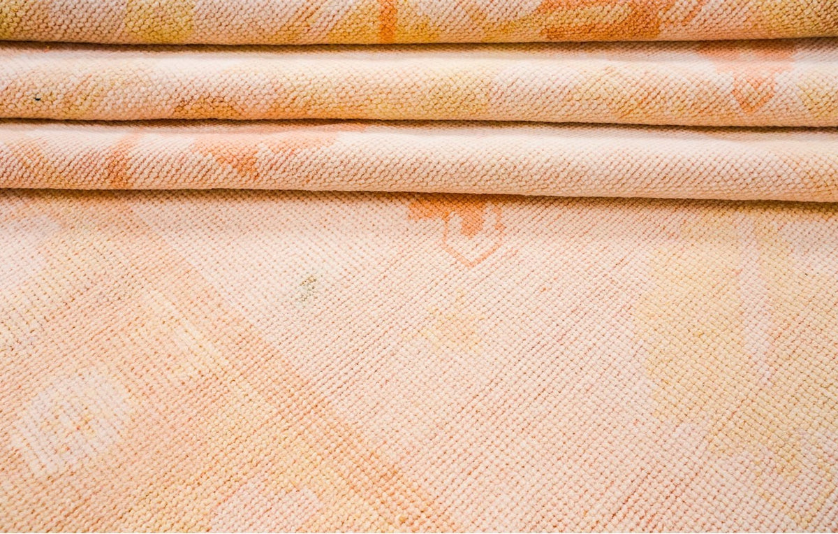 6x9 Beige and Rust Traditional Rug