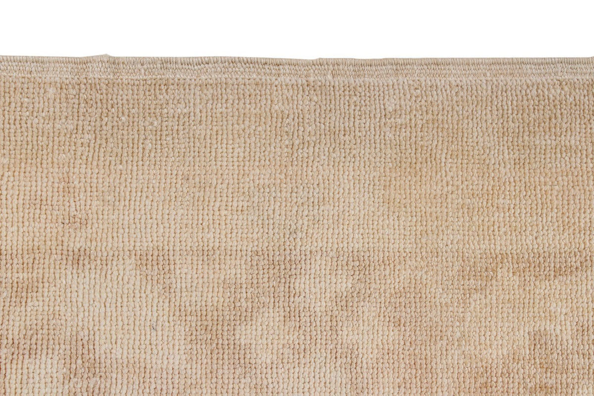 9x12 Beige and Brown Turkish Oushak Rug