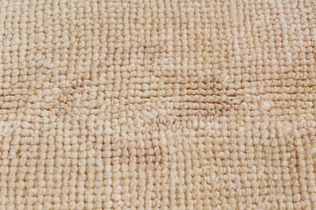 9x12 Beige and Brown Turkish Oushak Rug