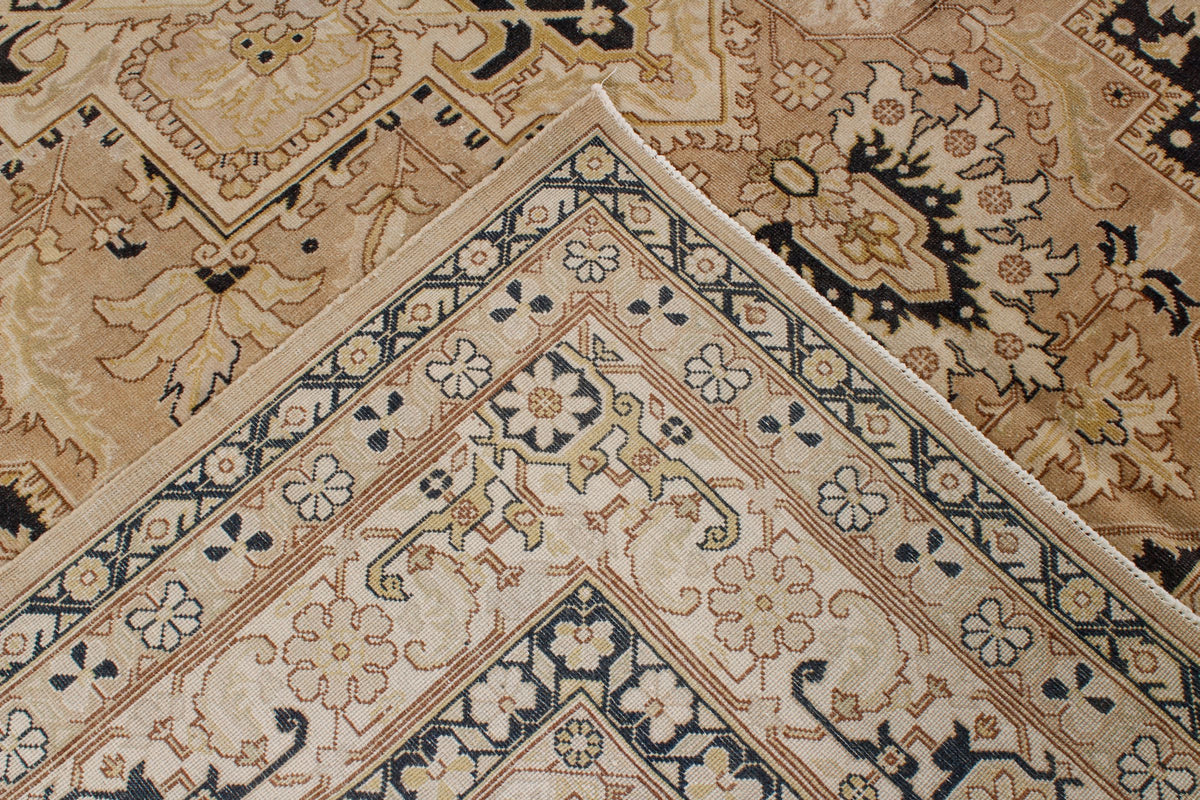 9x12 Black and Blue Anatolian Persian Rug