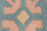 8x11 Pink and Blue Turkish Tribal Rug
