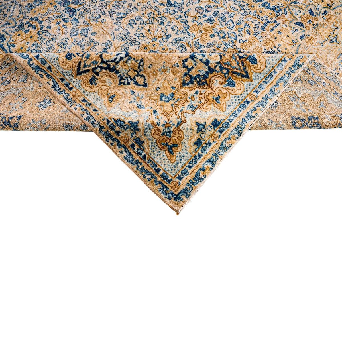 10x14 Beige and Blue Persian Traditional Rug