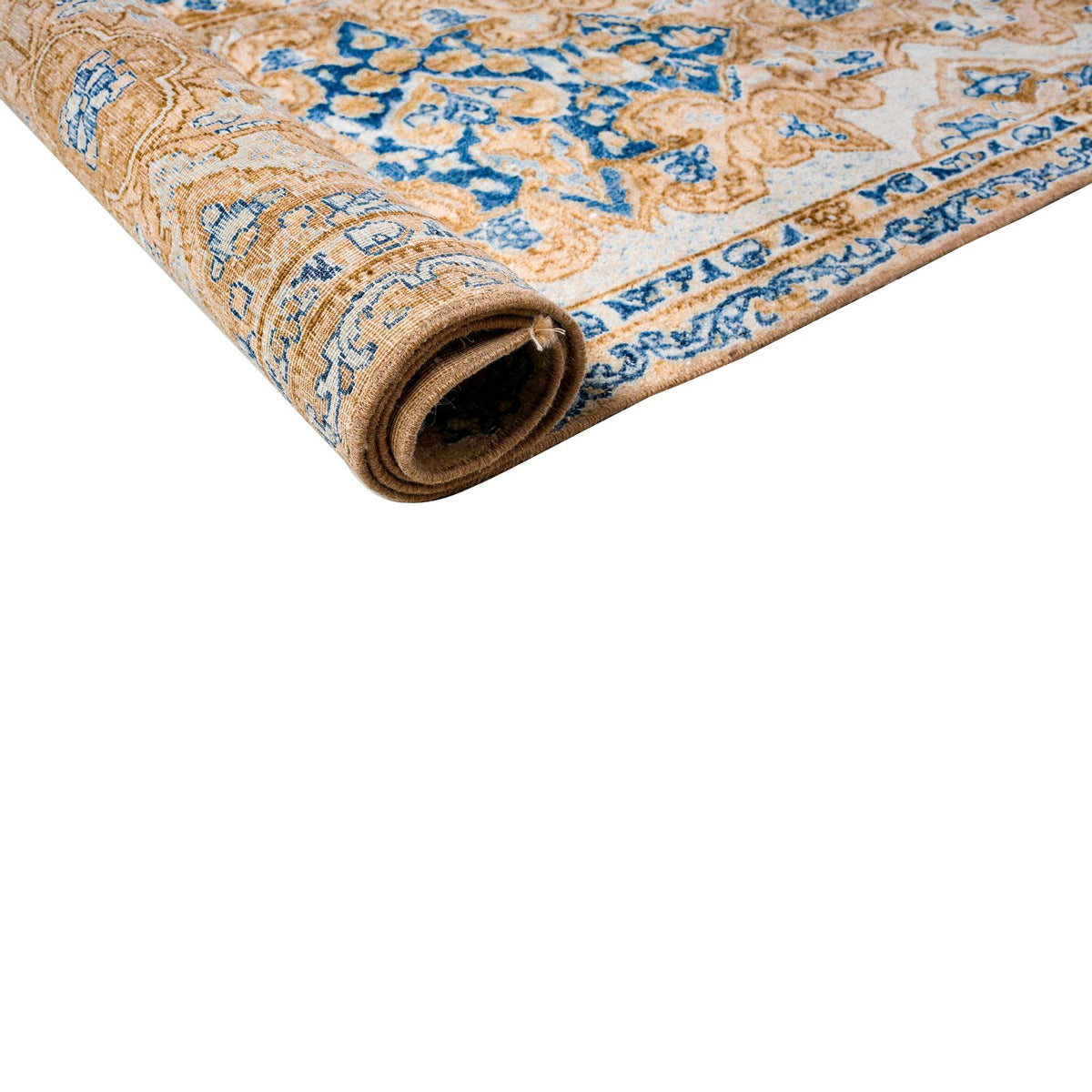 10x14 Beige and Blue Persian Traditional Rug