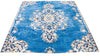 6x8 Blue and Beige Persian Rug