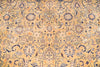 6x9 Yellow and Navy Persian Traditional Rug