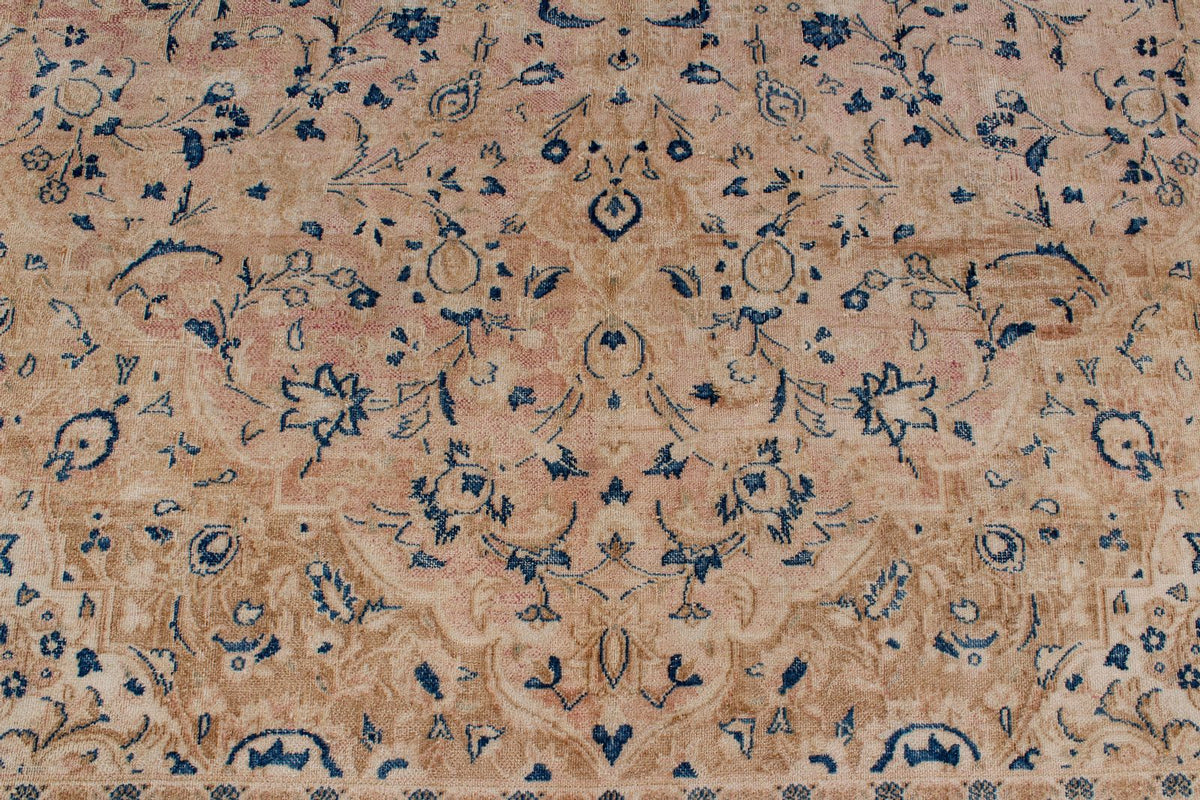 9x12 Beige and Blue Persian Traditional Rug