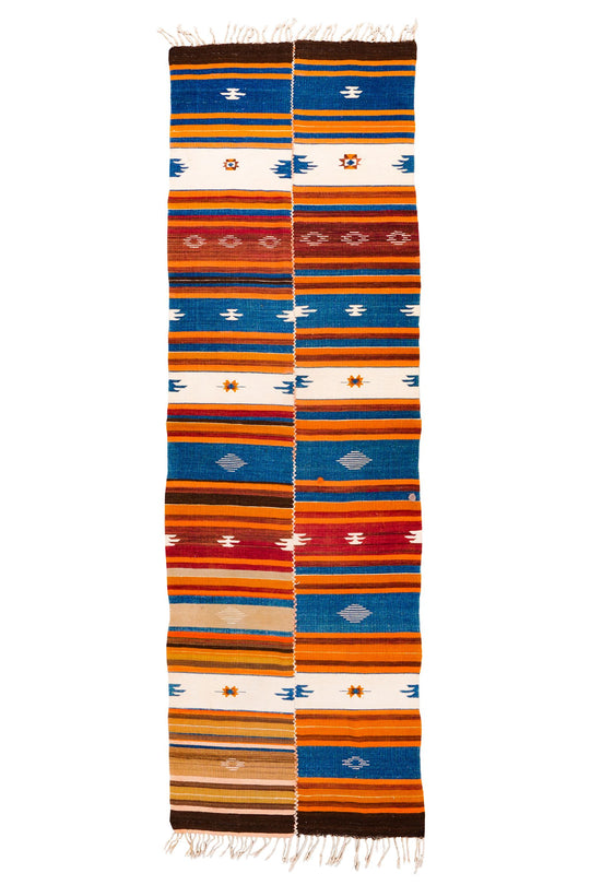 4x12 Multicolor Turkish Tribal Runner