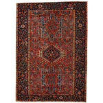 4x6 Red and Navy Persian Rug