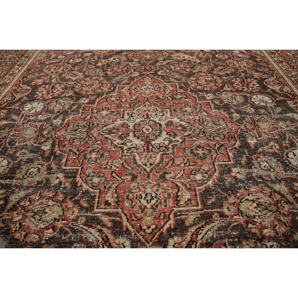 4x6 Navy and Red Turkish Persian Rug