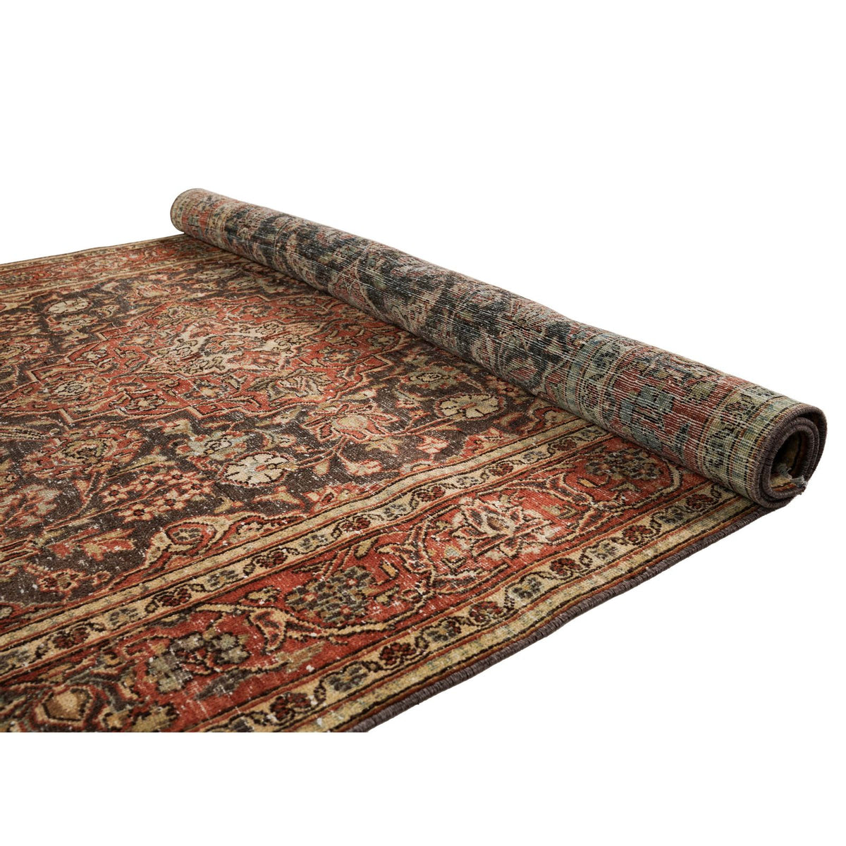 4x6 Navy and Red Turkish Persian Rug