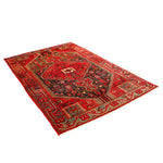 4x6 Red and Red Turkish Persian Rug