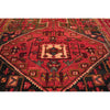 Vintage Handmade 4x6 Red and Red Persian Hamadan Distressed Area Rug