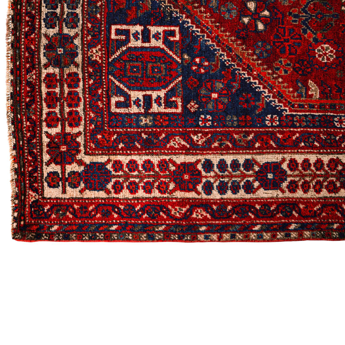 5x8 Red and Red Persian Traditional Rug