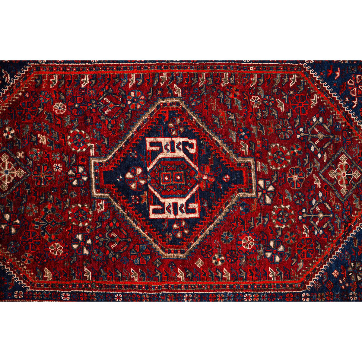 5x8 Red and Red Persian Traditional Rug