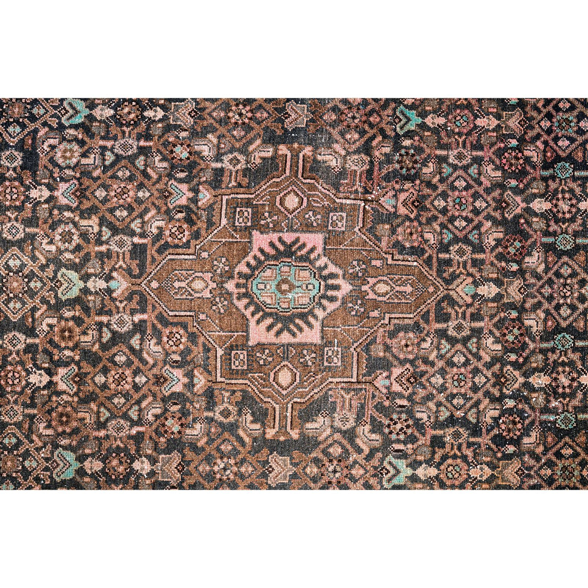 4x7 Brown Persian Tribal Rug