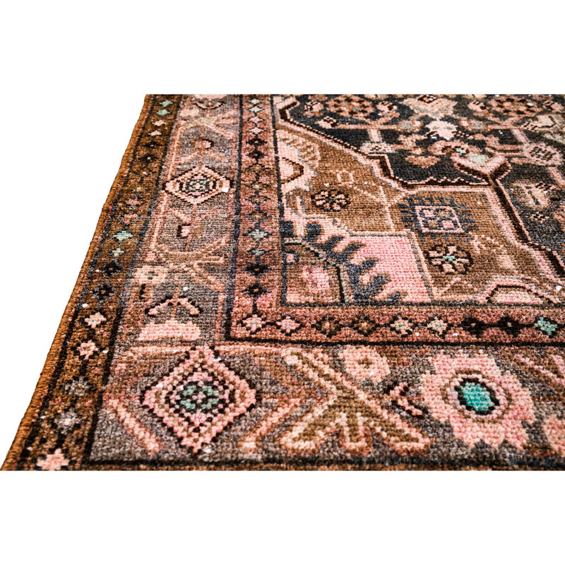 4x7 Brown Persian Tribal Rug