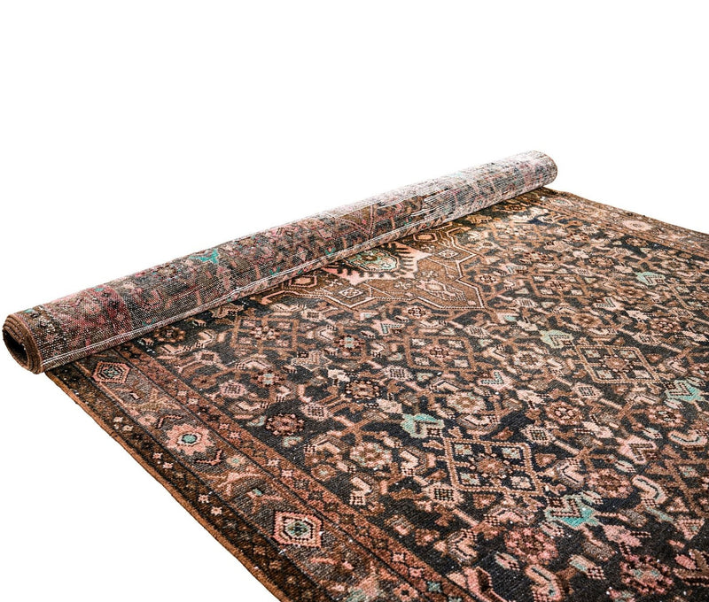 4x7 Brown Persian Tribal Rug