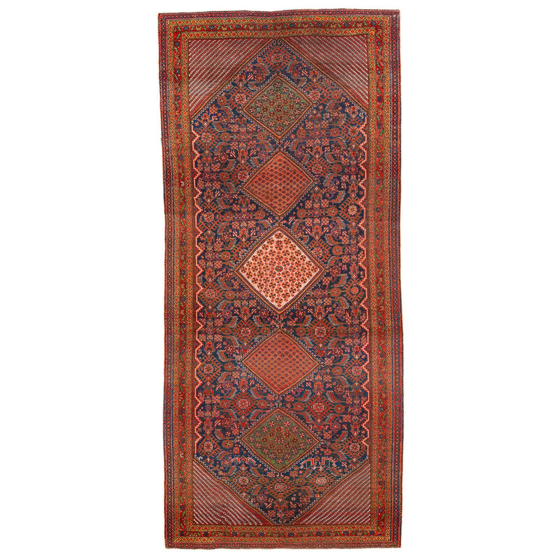 7x15 Red Persian Traditional Runner