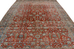 9x12 Red and Blue Persian Traditional Rug