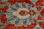 9x12 Red and Blue Persian Traditional Rug