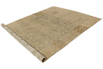 7x11 Beige Turkish Oushak Rug