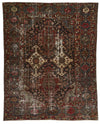 9x11 Black and Navy Persian Rug