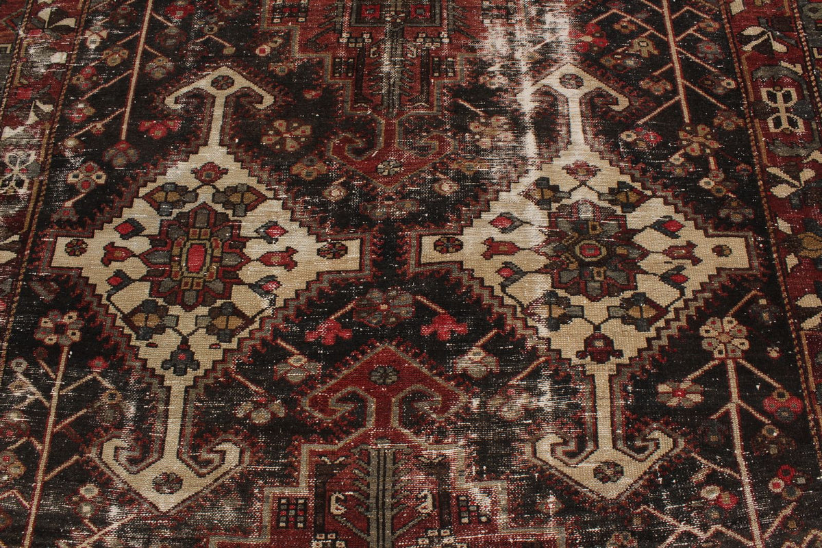 9x11 Black and Navy Persian Rug