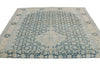 7x11 Blue and Beige Persian Traditional Rug