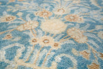 9x12 Blue and Beige Persian Traditional Rug