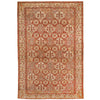 7x10 Red and Beige Persian Rug