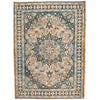 9x12 Beige and Navy Persian Rug