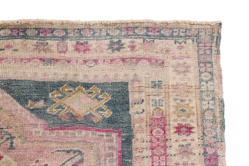 4x10 Pink and Blue Persian Runner