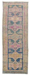 4x10 Pink and Blue Persian Runner