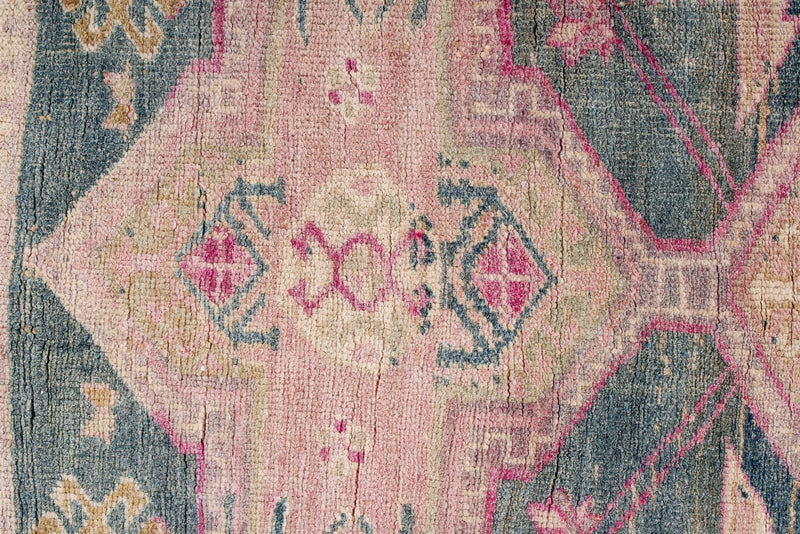 4x10 Pink and Blue Persian Runner