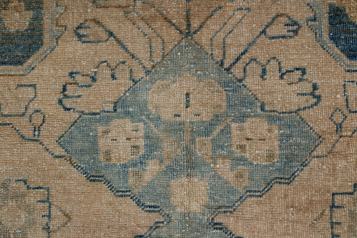 4x7 Beige and Blue Persian Traditional Rug