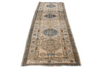 3x11 Beige and Blue Persian Runner